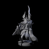 Steadfast Dark Elf Guard H Miniature for Dungeons and Dragons, Pathfinder or other TTRPGs