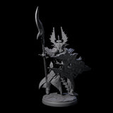 Steadfast Dark Elf Guard H Miniature for Dungeons and Dragons, Pathfinder or other TTRPGs