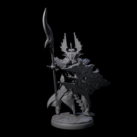 Steadfast Dark Elf Guard H Miniature for Dungeons and Dragons, Pathfinder or other TTRPGs