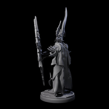 Steadfast Dark Elf Guard I Miniature for Dungeons and Dragons, Pathfinder or other TTRPGs