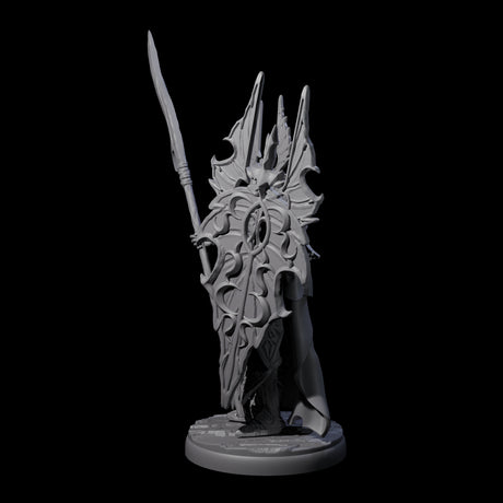 Steadfast Dark Elf Guard I Miniature for Dungeons and Dragons, Pathfinder or other TTRPGs