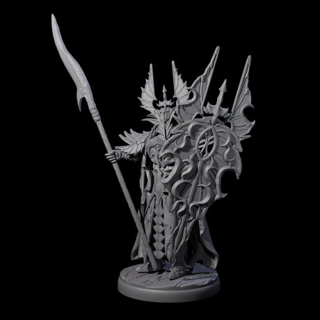 Steadfast Dark Elf Guard I Miniature for Dungeons and Dragons, Pathfinder or other TTRPGs