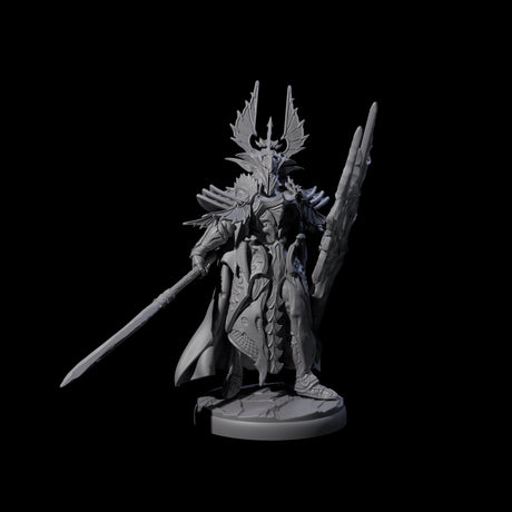 Steadfast Dark Elf Guard J Miniature for Dungeons and Dragons, Pathfinder or other TTRPGs