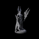 Steadfast Dark Elf Guard J Miniature for Dungeons and Dragons, Pathfinder or other TTRPGs