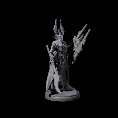 Steadfast Dark Elf Guard J Miniature for Dungeons and Dragons, Pathfinder or other TTRPGs