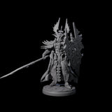 Steadfast Dark Elf Guard J Miniature for Dungeons and Dragons, Pathfinder or other TTRPGs