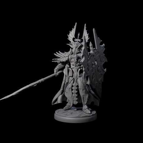 Steadfast Dark Elf Guard J Miniature for Dungeons and Dragons, Pathfinder or other TTRPGs