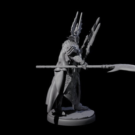 Steadfast Dark Elf Guard K Miniature for Dungeons and Dragons, Pathfinder or other TTRPGs