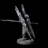 Steadfast Dark Elf Guard K Miniature for Dungeons and Dragons, Pathfinder or other TTRPGs