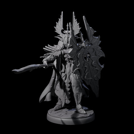 Steadfast Dark Elf Guard K Miniature for Dungeons and Dragons, Pathfinder or other TTRPGs