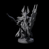 Steadfast Dark Elf Guard L Miniature for Dungeons and Dragons, Pathfinder or other TTRPGs