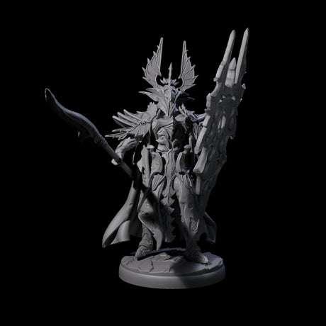 Steadfast Dark Elf Guard L Miniature for Dungeons and Dragons, Pathfinder or other TTRPGs