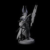 Steadfast Dark Elf Guard L Miniature for Dungeons and Dragons, Pathfinder or other TTRPGs