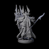 Steadfast Dark Elf Guard L Miniature for Dungeons and Dragons, Pathfinder or other TTRPGs