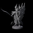 Steadfast Dark Elf Guard L Miniature for Dungeons and Dragons, Pathfinder or other TTRPGs