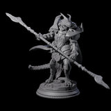 Steadfast Dragonborn General Miniature for Dungeons and Dragons, Pathfinder or other TTRPGs