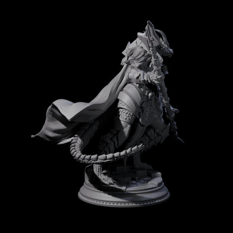 Steadfast Dragonborn General Miniature for Dungeons and Dragons, Pathfinder or other TTRPGs