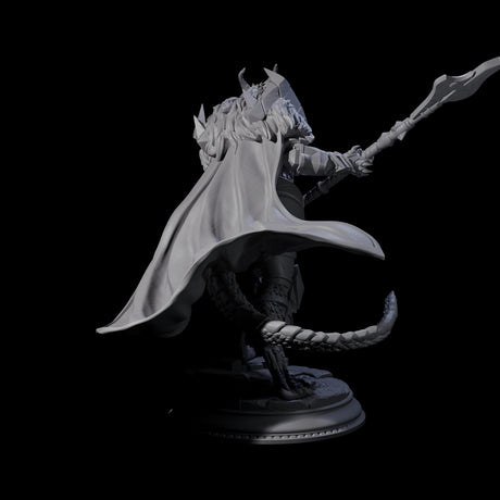 Steadfast Dragonborn General Miniature for Dungeons and Dragons, Pathfinder or other TTRPGs