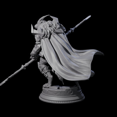 Steadfast Dragonborn General Miniature for Dungeons and Dragons, Pathfinder or other TTRPGs