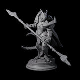 Steadfast Dragonborn General Miniature for Dungeons and Dragons, Pathfinder or other TTRPGs