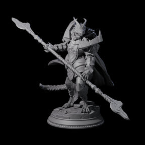 Steadfast Dragonborn General Miniature for Dungeons and Dragons, Pathfinder or other TTRPGs
