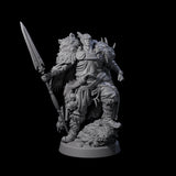 Steadfast Half Orc Hunter Miniature for Dungeons and Dragons, Pathfinder or other TTRPGs