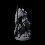 Steadfast Half Orc Hunter Miniature for Dungeons and Dragons, Pathfinder or other TTRPGs