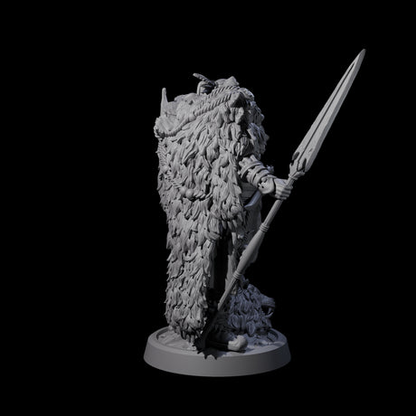Steadfast Half Orc Hunter Miniature for Dungeons and Dragons, Pathfinder or other TTRPGs