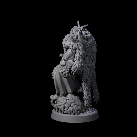 Steadfast Half Orc Hunter Miniature for Dungeons and Dragons, Pathfinder or other TTRPGs