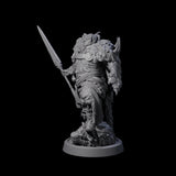 Steadfast Half Orc Hunter Miniature for Dungeons and Dragons, Pathfinder or other TTRPGs