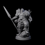 Steadfast Half Orc Hunter Miniature for Dungeons and Dragons, Pathfinder or other TTRPGs