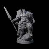 Steadfast Half Orc Hunter Miniature for Dungeons and Dragons, Pathfinder or other TTRPGs