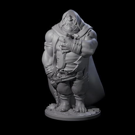 Stealthy Ogre Assassin Miniature for Dungeons and Dragons, Pathfinder or other TTRPGs