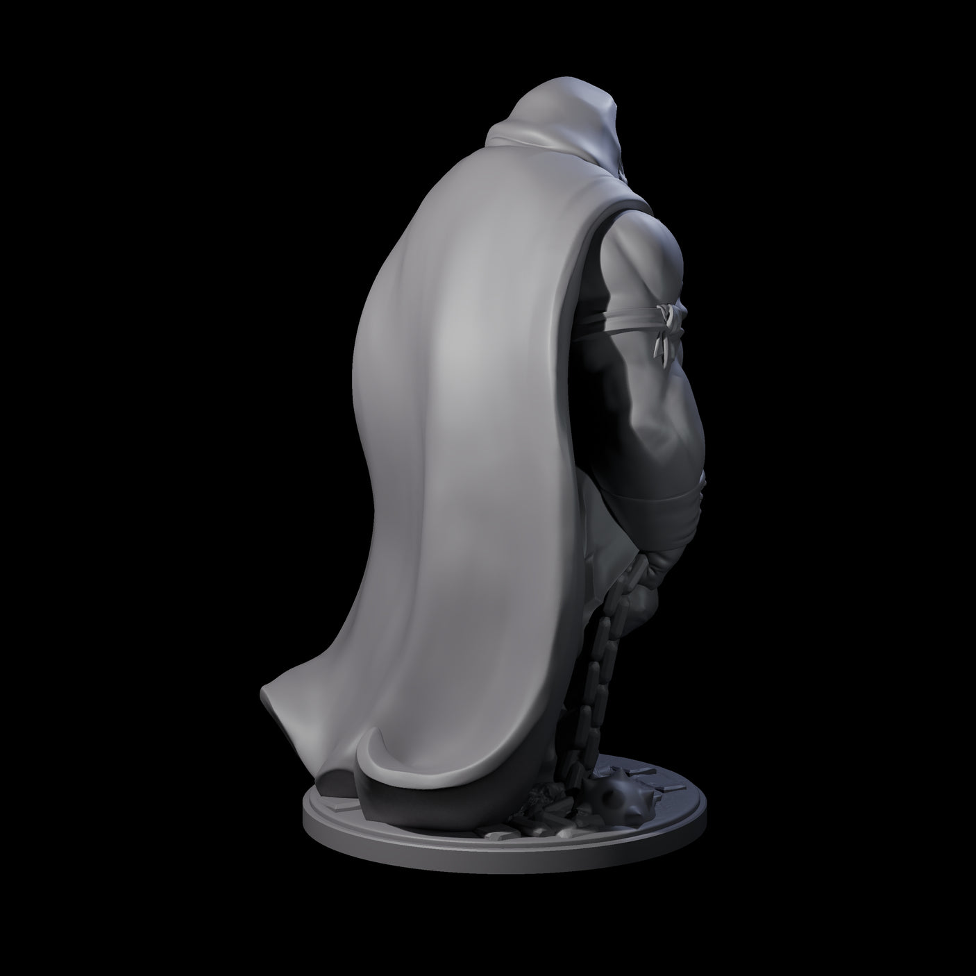 Stealthy Ogre Assassin Miniature for Dungeons and Dragons, Pathfinder or other TTRPGs