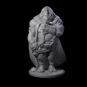 Stealthy Ogre Assassin Miniature for Dungeons and Dragons, Pathfinder or other TTRPGs