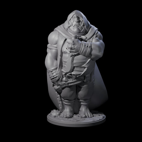 Stealthy Ogre Assassin Miniature for Dungeons and Dragons, Pathfinder or other TTRPGs