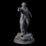 Steely Human Investigator Miniature for Dungeons and Dragons, Pathfinder or other TTRPGs