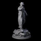 Steely Human Investigator Miniature for Dungeons and Dragons, Pathfinder or other TTRPGs