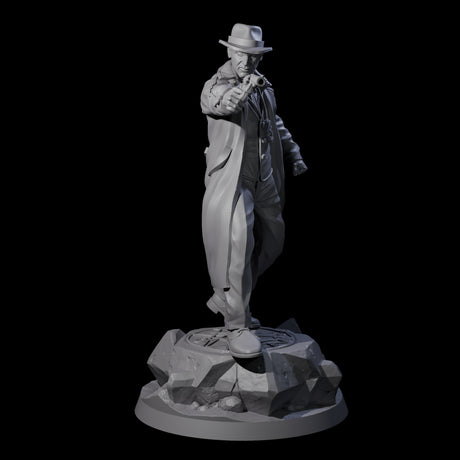 Steely Human Investigator Miniature for Dungeons and Dragons, Pathfinder or other TTRPGs