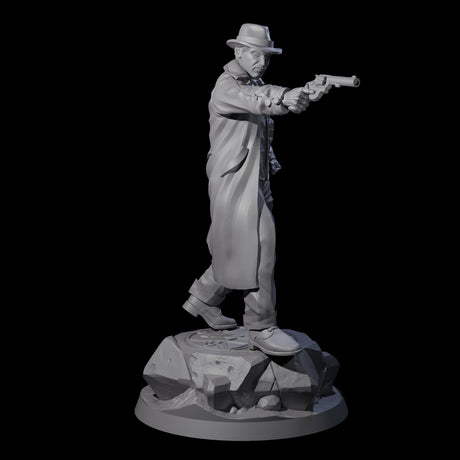 Steely Human Investigator Miniature for Dungeons and Dragons, Pathfinder or other TTRPGs