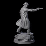 Steely Human Investigator Miniature for Dungeons and Dragons, Pathfinder or other TTRPGs