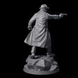 Steely Human Investigator Miniature for Dungeons and Dragons, Pathfinder or other TTRPGs