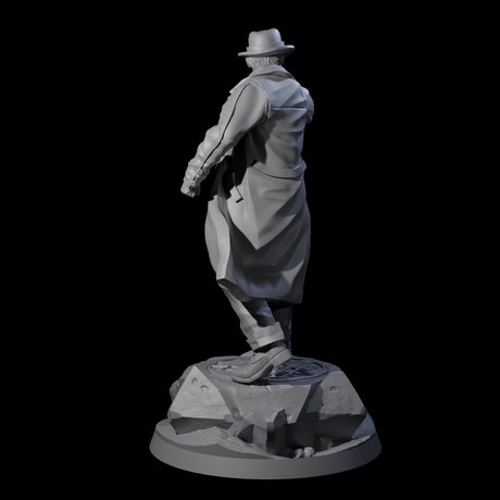 Steely Human Investigator Miniature for Dungeons and Dragons, Pathfinder or other TTRPGs