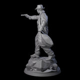 Steely Human Investigator Miniature for Dungeons and Dragons, Pathfinder or other TTRPGs