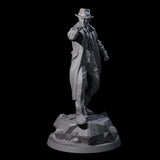 Steely Human Investigator Miniature for Dungeons and Dragons, Pathfinder or other TTRPGs