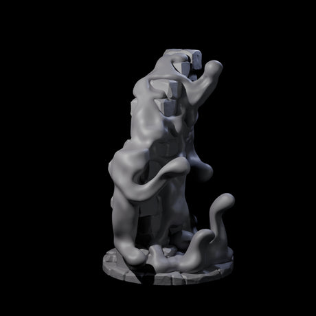 Sticky Gray Ooze Miniature for Dungeons and Dragons, Pathfinder or other TTRPGs