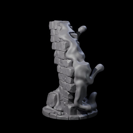 Sticky Gray Ooze Miniature for Dungeons and Dragons, Pathfinder or other TTRPGs
