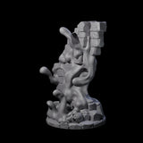 Sticky Gray Ooze Miniature for Dungeons and Dragons, Pathfinder or other TTRPGs