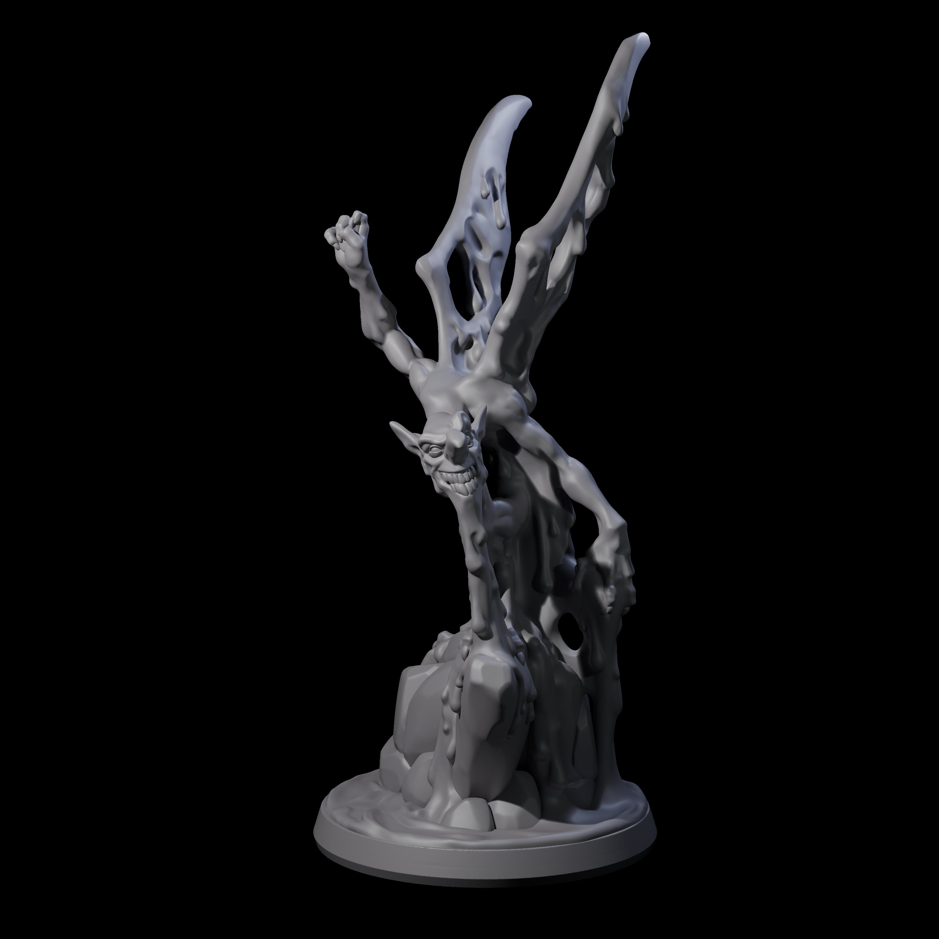 Sticky Mud Mephit Miniature for Dungeons and Dragons, Pathfinder or other TTRPGs