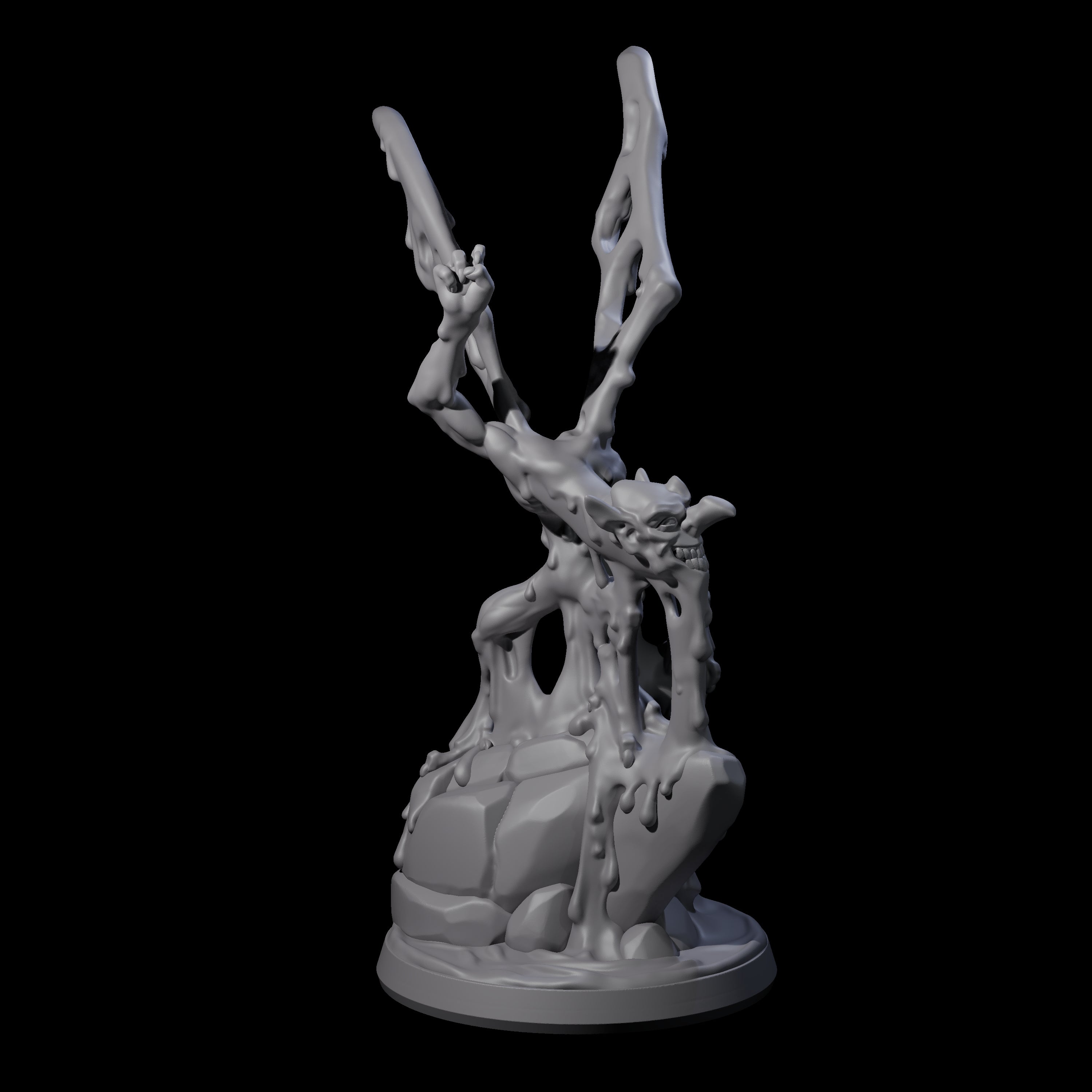Sticky Mud Mephit Miniature for Dungeons and Dragons, Pathfinder or other TTRPGs